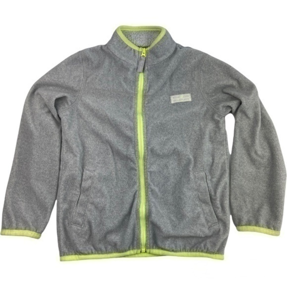 Carters Fleece Zip Up Jacket Warm Cozy Totally Cute Girls Size 5 Gray